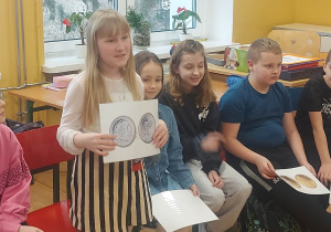 Drużyna Ambasadorów Edukacji Ekonomicznej w klasie 3a