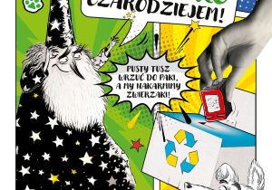 Plakat reklamujący akcję TUSZ DO PAKI