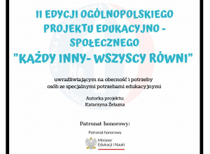 KAŻDY INNY – WSZYSCY RÓWNI