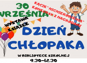 Dzień Chłopaka w bibliotece szkolnej