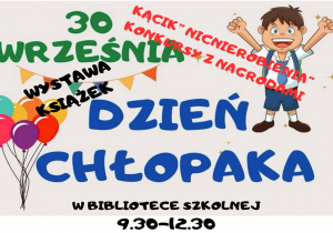 Dzień Chłopaka w bibliotece szkolnej