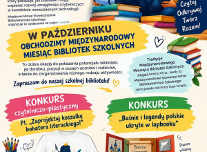 Międzynarodowy Miesiąc Bibliotek Szkolnych 2026 - zapowiedź
