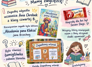 Zagadkowy wtorek - aktualności